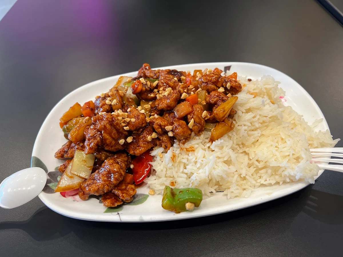 Steamed Rice And