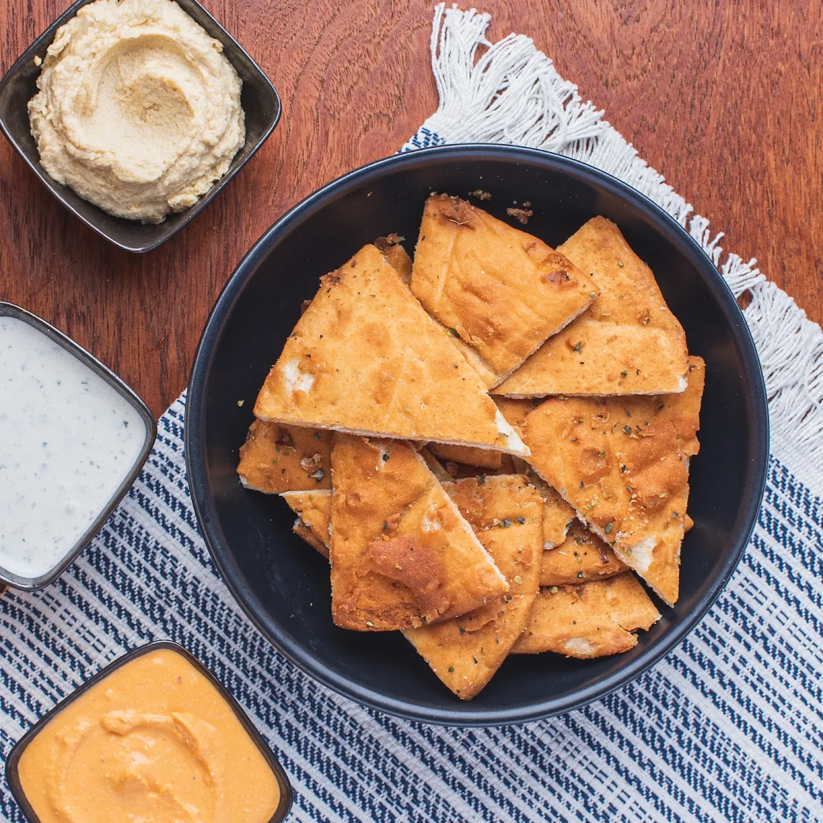 Hummus Fried Pita