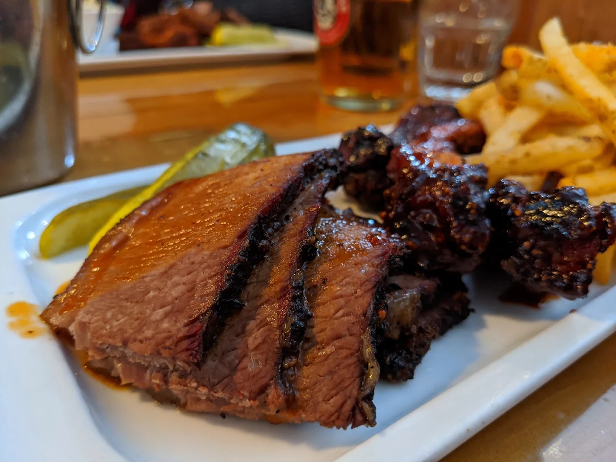 Baby Back Ribs Beef Brisket and Smoked Lamb Shoulder