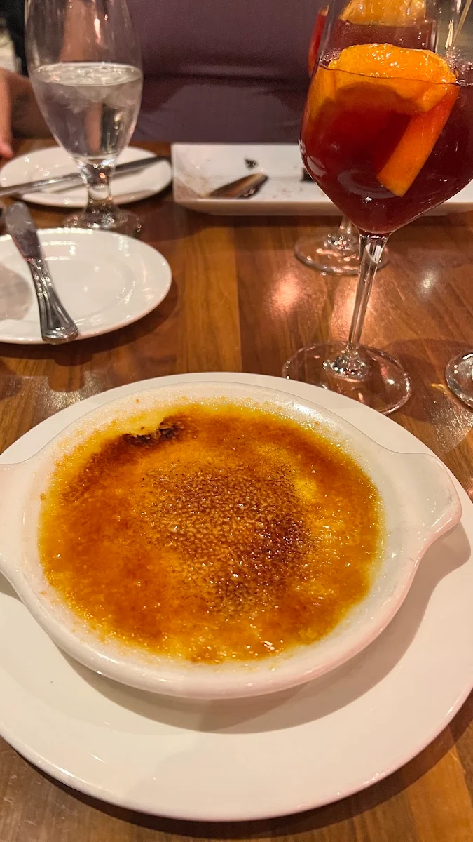 Crème Brûlée Flambée Au Cognac