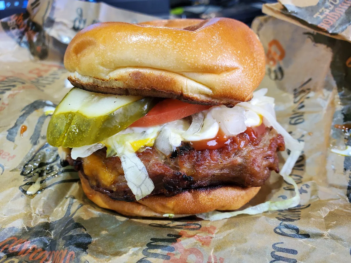 Stuffed Cheese Burger