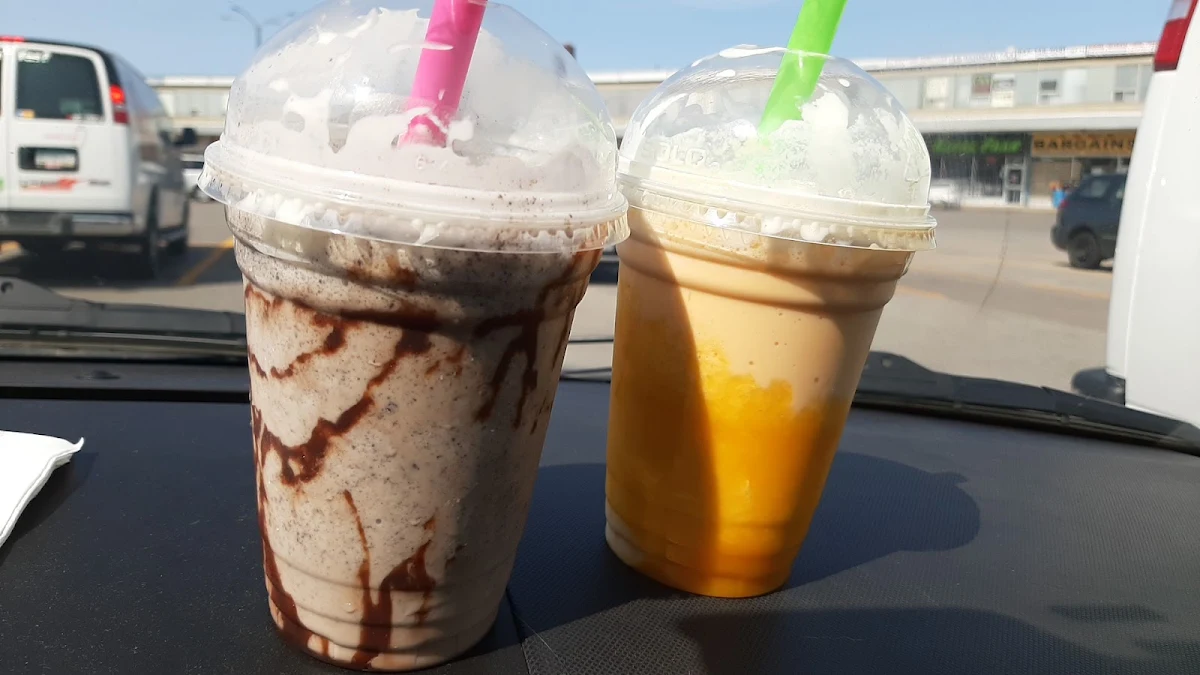 Oreo Milkshake and Mango Milkshake