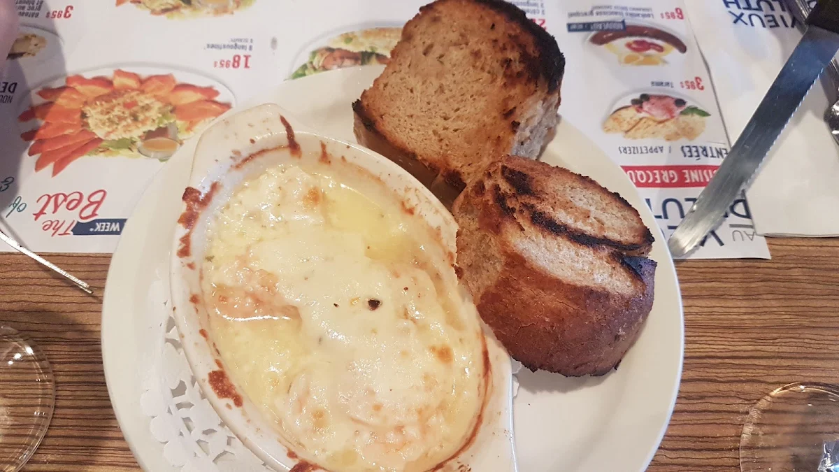 Entrée de Crevettes Gratinées