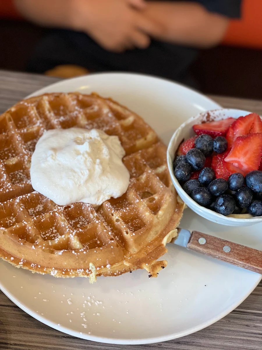 Fresh Fruit Waffle