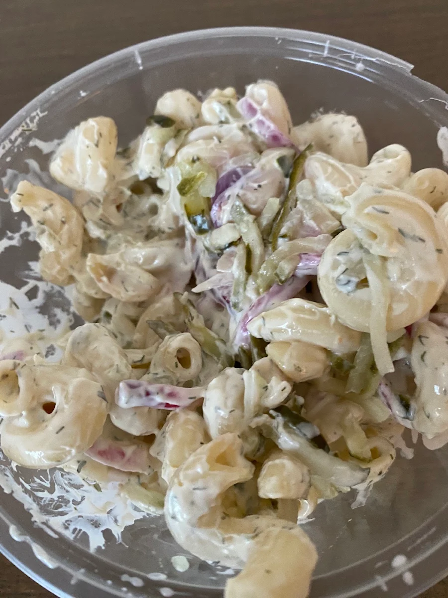 Dill Pickle Cold Pasta Salad
