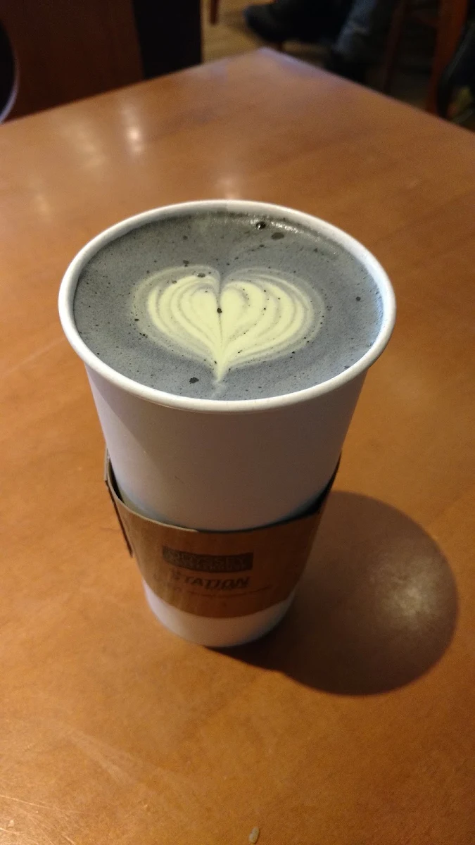 Charcoal Matcha Latte