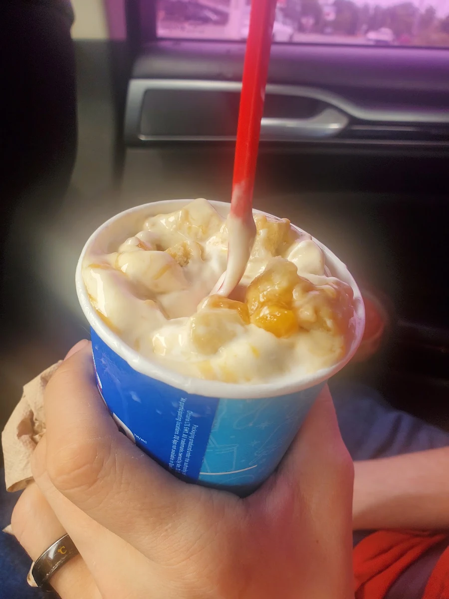 Peach Cobbler Blizzard