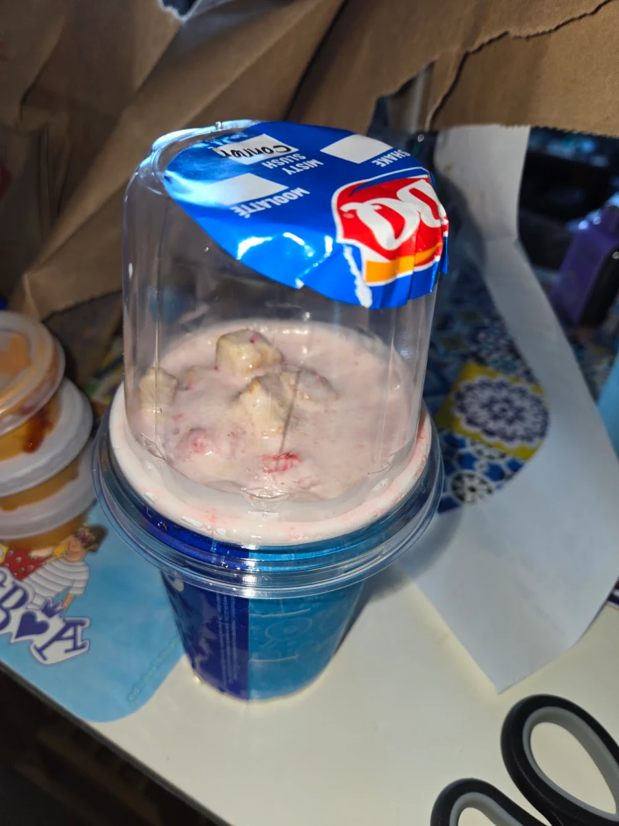 Strawberry Cheesecake Blizzard Treat