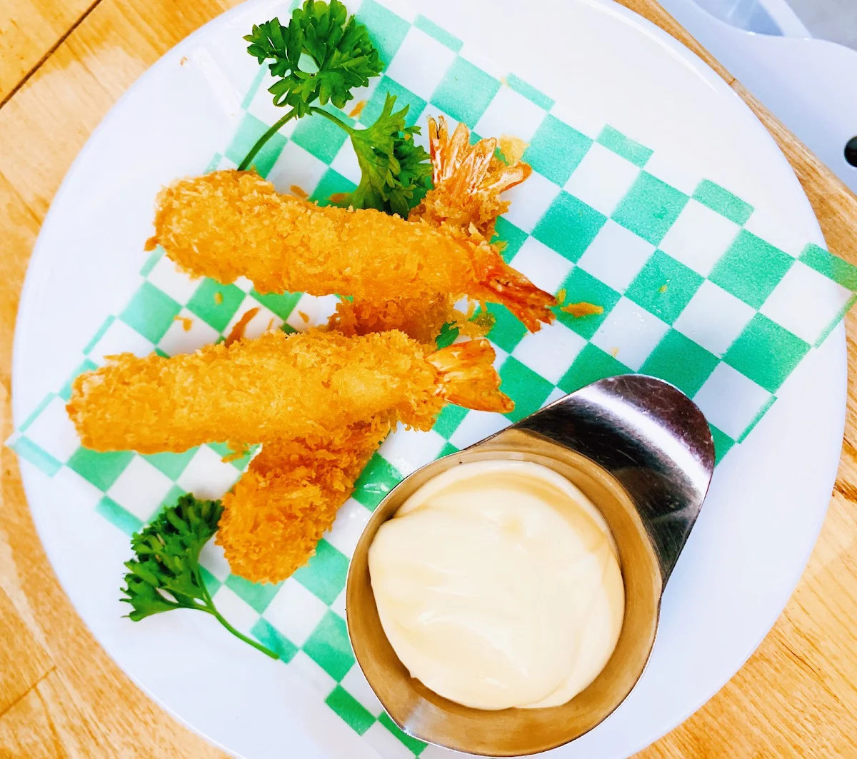 Crevettes Tempura 3 Morceaux Tempura Shrimps 3 Pieces
