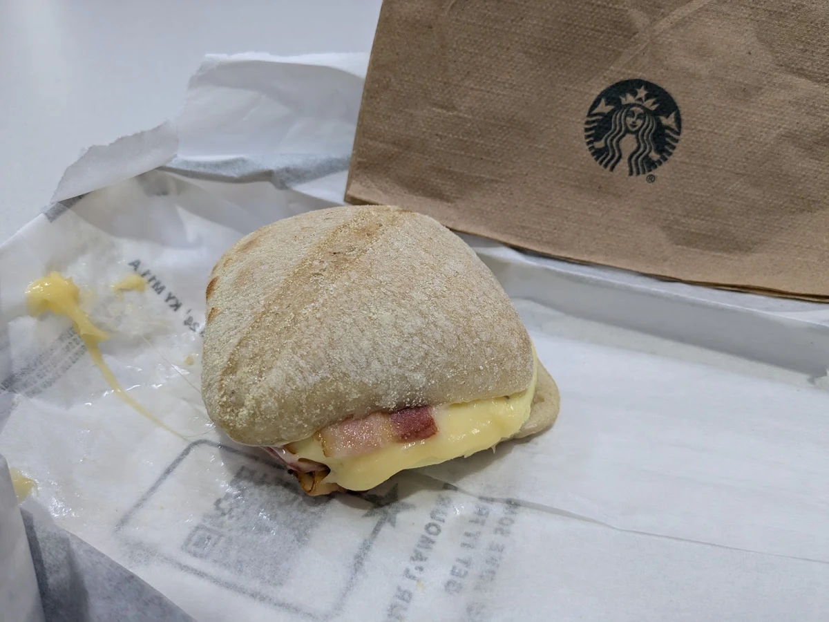 Egg and Gouda Breakfast Sandwich