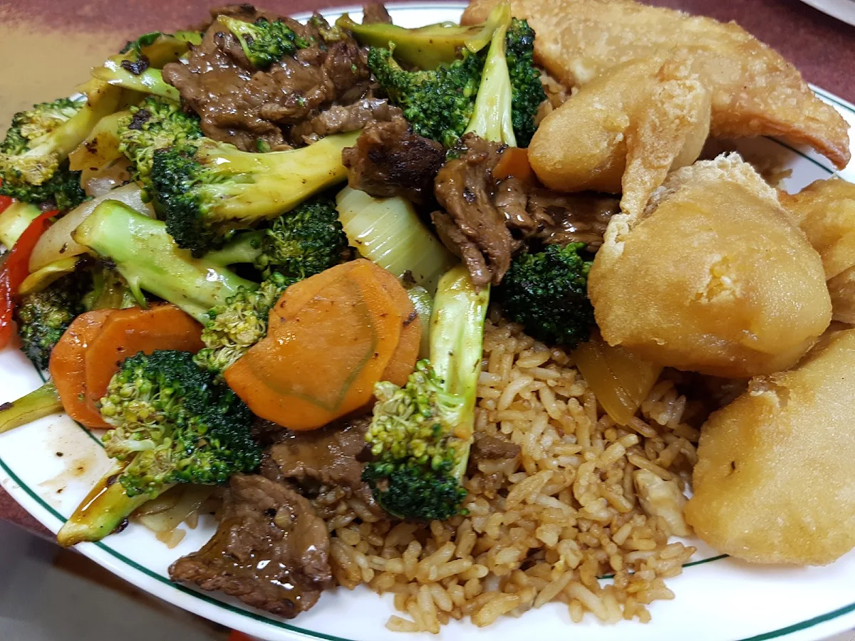 Chicken Balls and Egg Roll