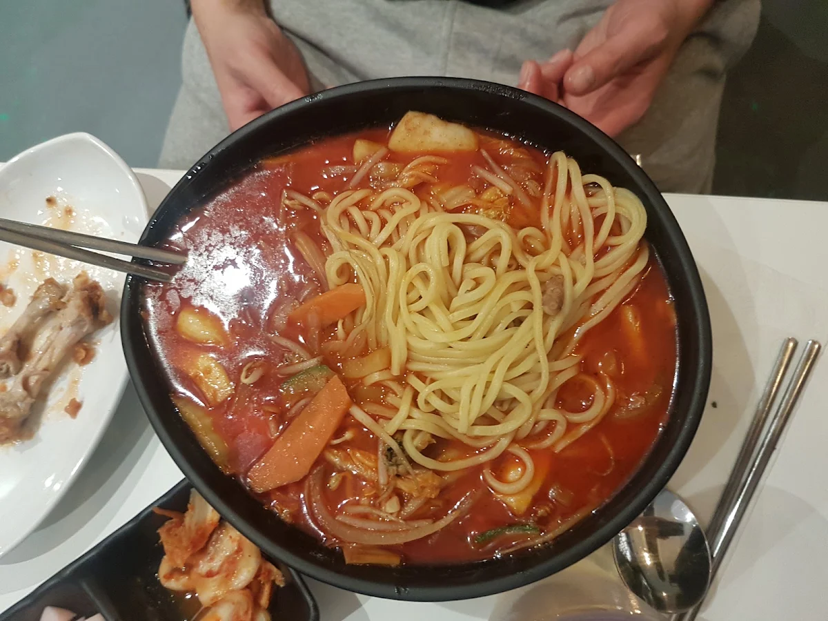 Spicy Seafood and Noodle Soup