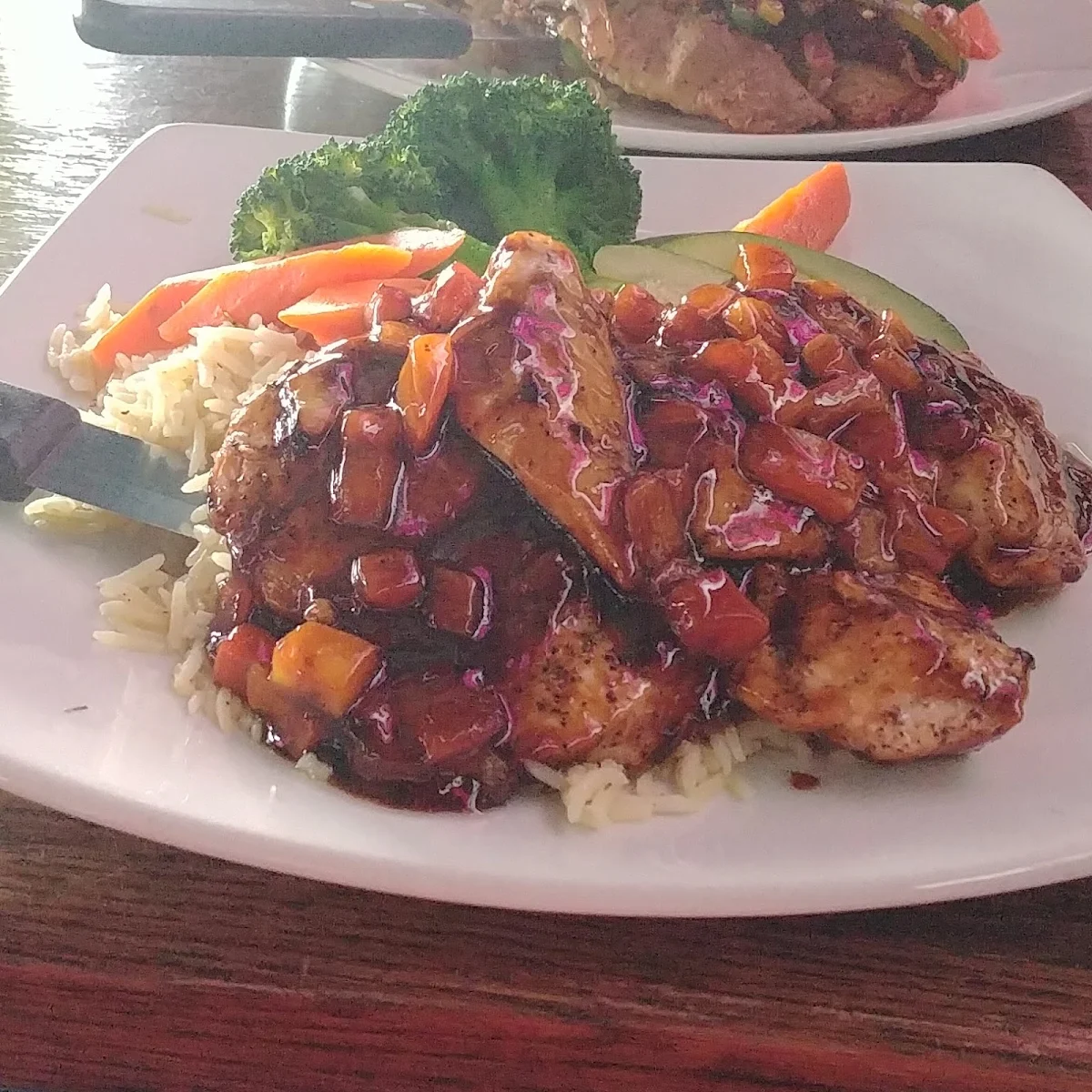 BBQ Chicken and Shrimp