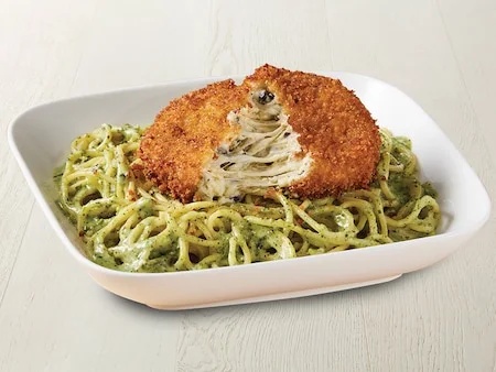 Mario's 3 Course Feast Five Cheese Fritti Double Pesto Spaghetti