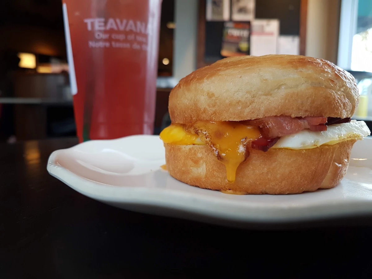 Bacon and Egg Breakfast Sandwich