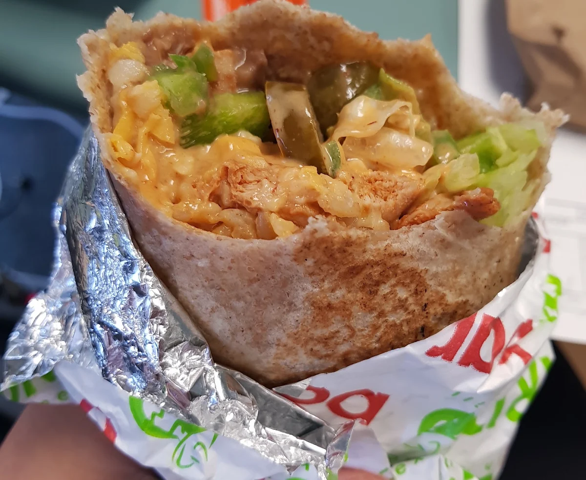 Regular Size Chicken Burrito