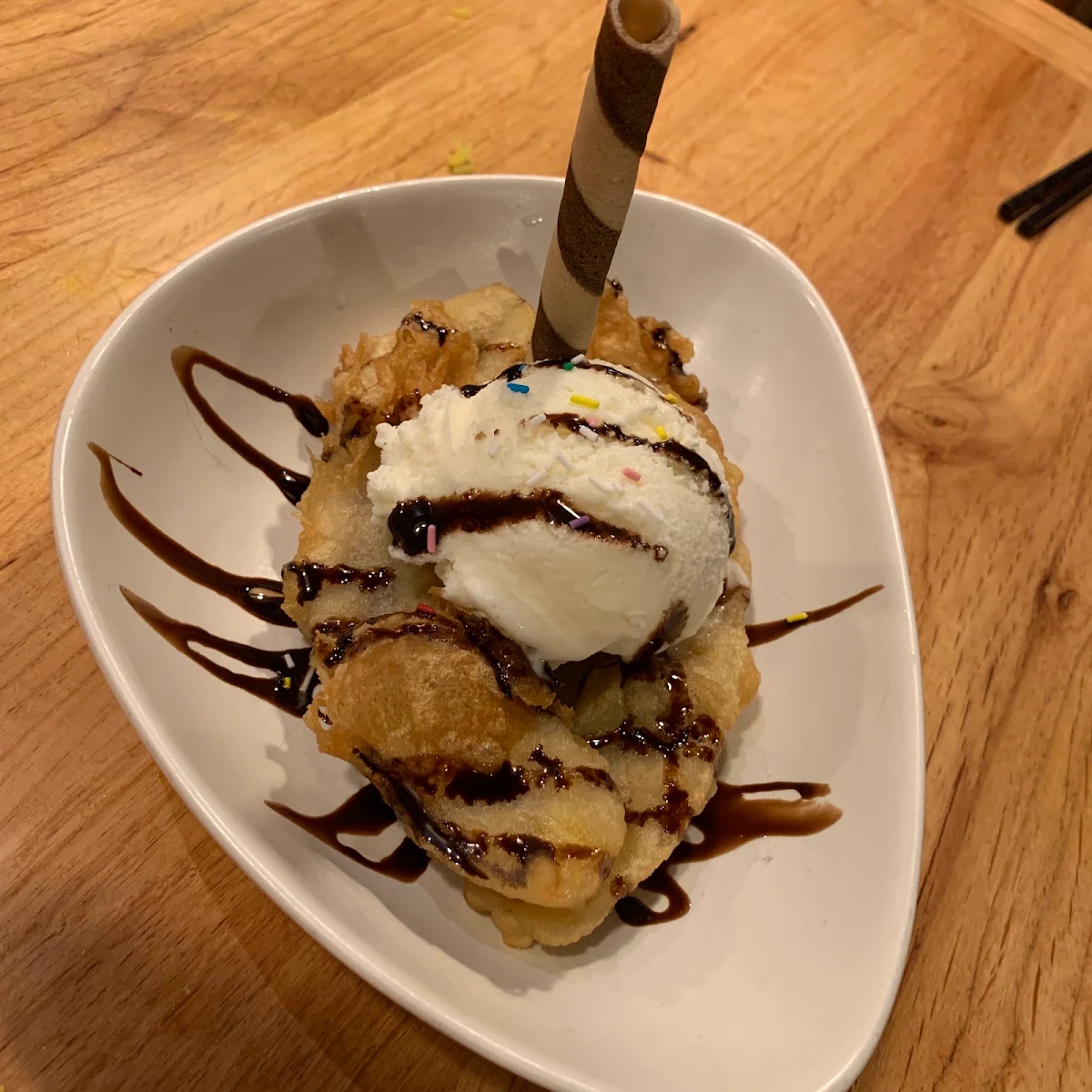 Deep Fried Banana Boat