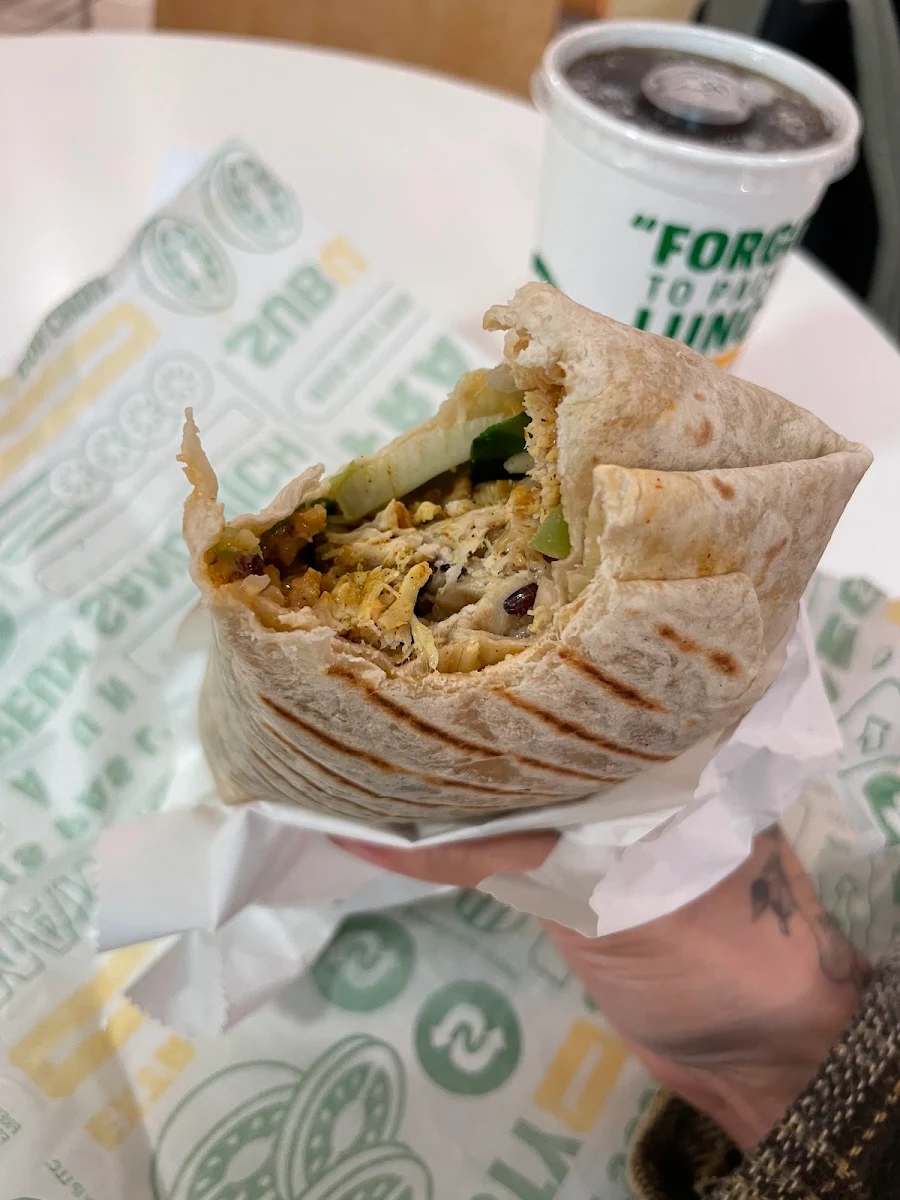 Rice Wrap Chicken Shawarma Sandwich