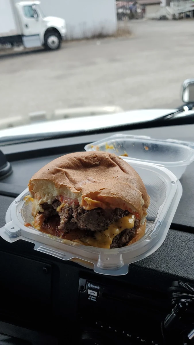 Double Paddie Cheese Burger 1 2 lbs of Meat