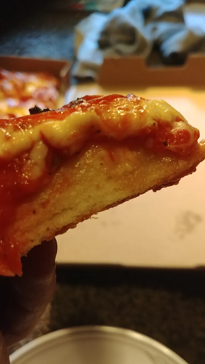 Deep Dish Pepperoni Pizza