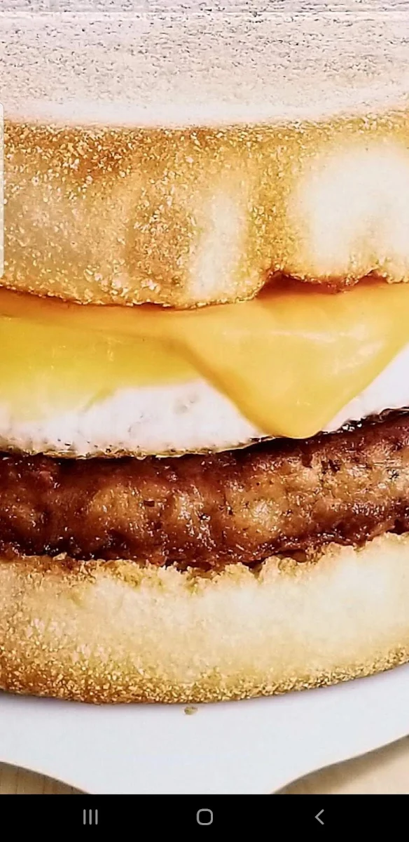 Sausage & Egg on an English Muffin