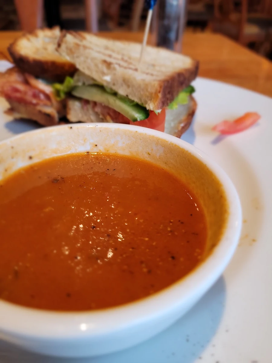 Soup of the Day with Turkey Club Sandwich