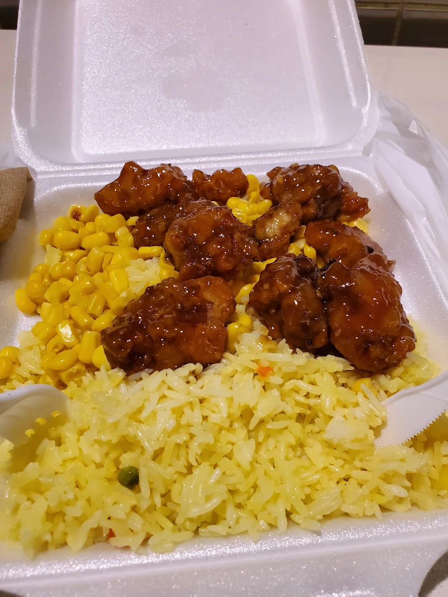 1 Meat Plate Very Little Chicken Order 2 if You'Re Hungry
