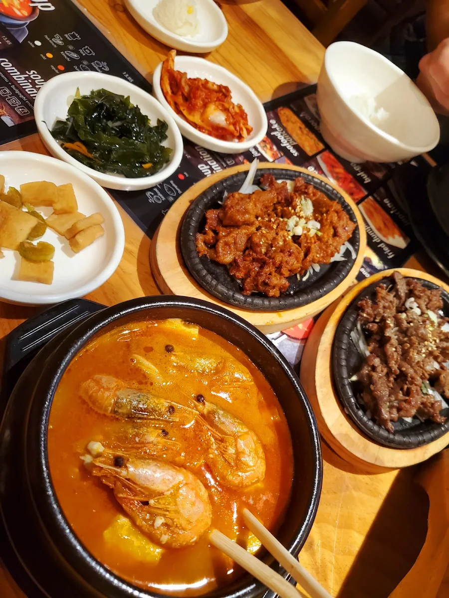 Mix Tofu Soup Pork Bulgogi Beef Bulgogi