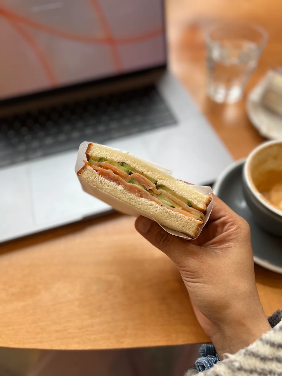 Smoked Salmon Sando