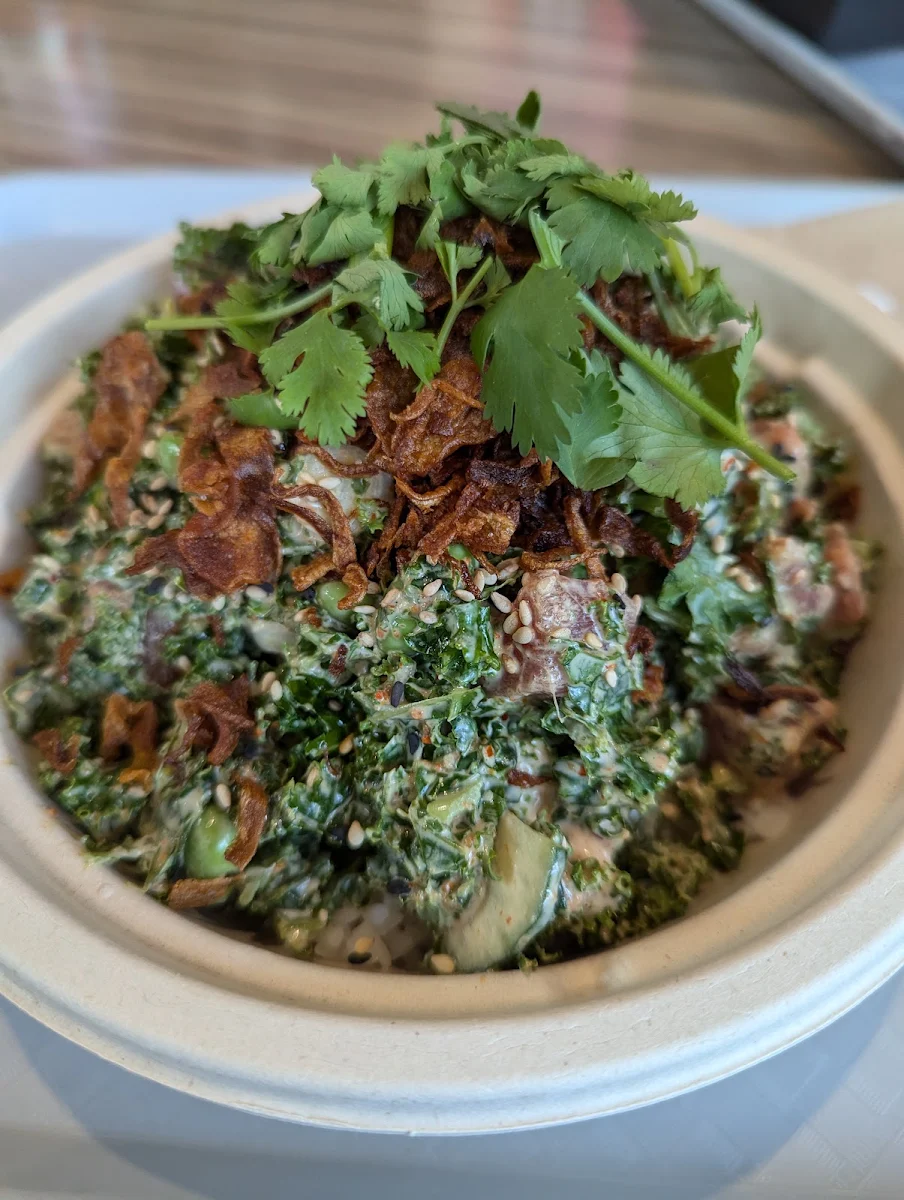 Hulu -Tikki with Salmon and Coconut Rice