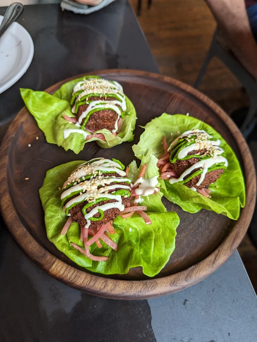 Falafel Lettuce Wraps