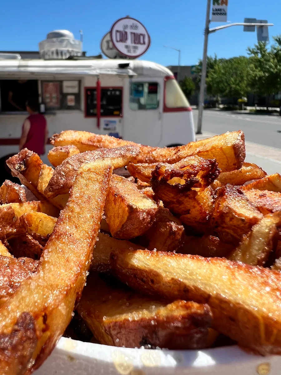 French Fries with Malt Vinegar and Salt