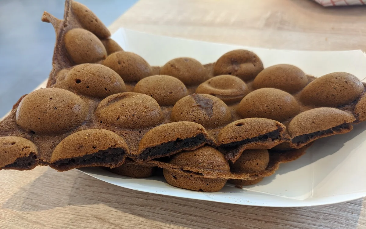 Chocolate Bubble Waffle
