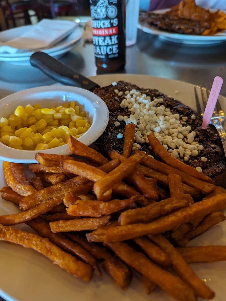 Ribeye Steak & Sweet Potato Fries