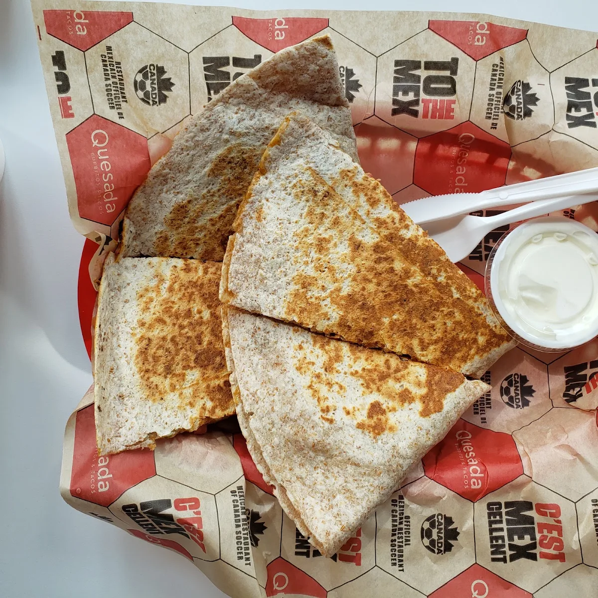 Spicy Chicken Quesadillas