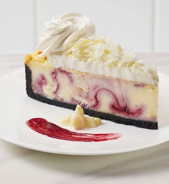 Wild Strawberry Cheesecake Slice