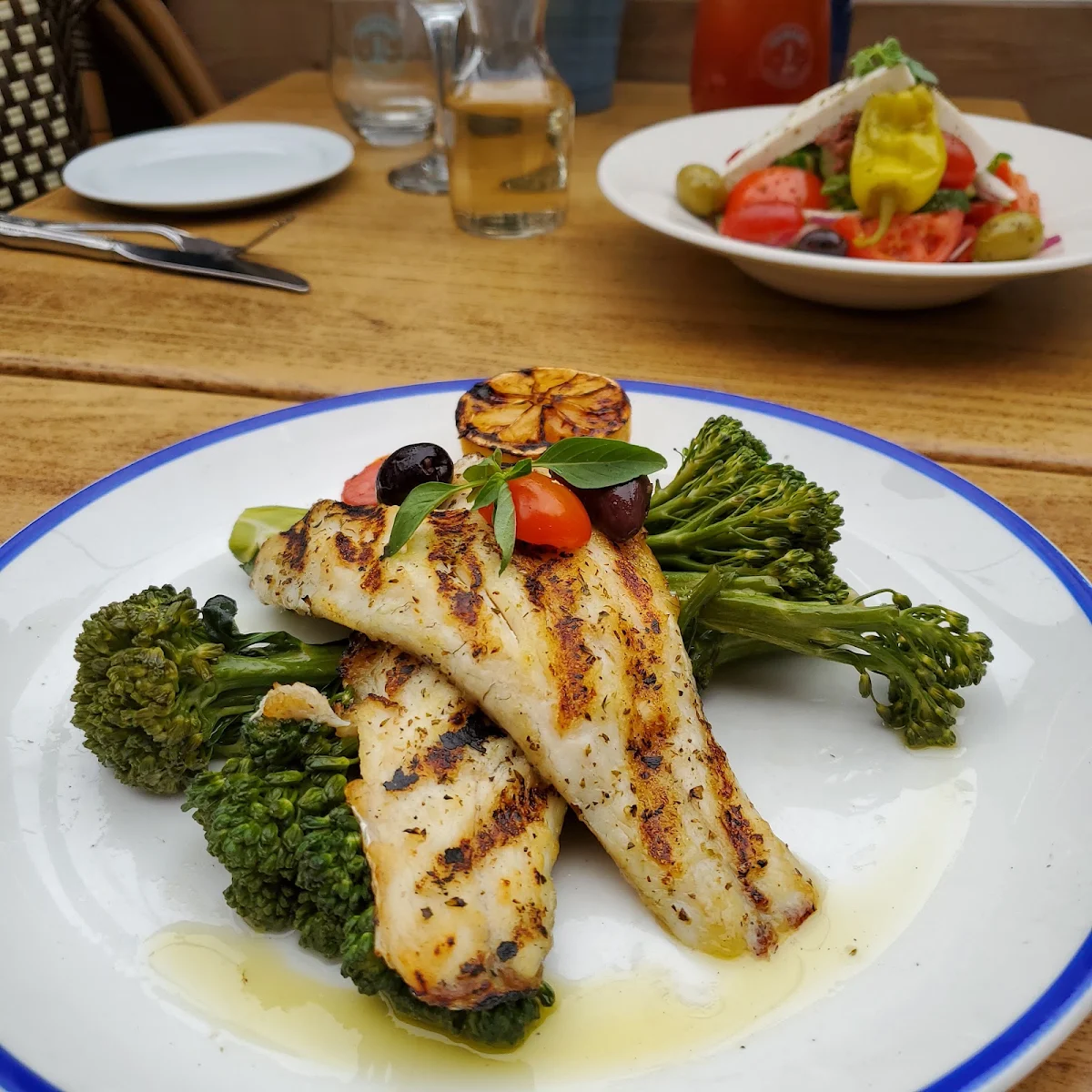 Grilled Sea Bass Filet