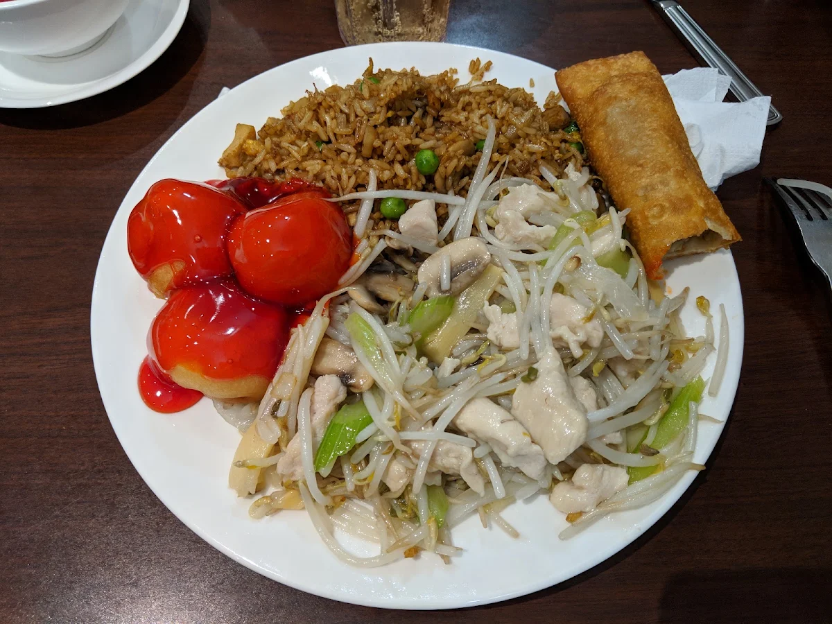 Chicken Balls with Rice