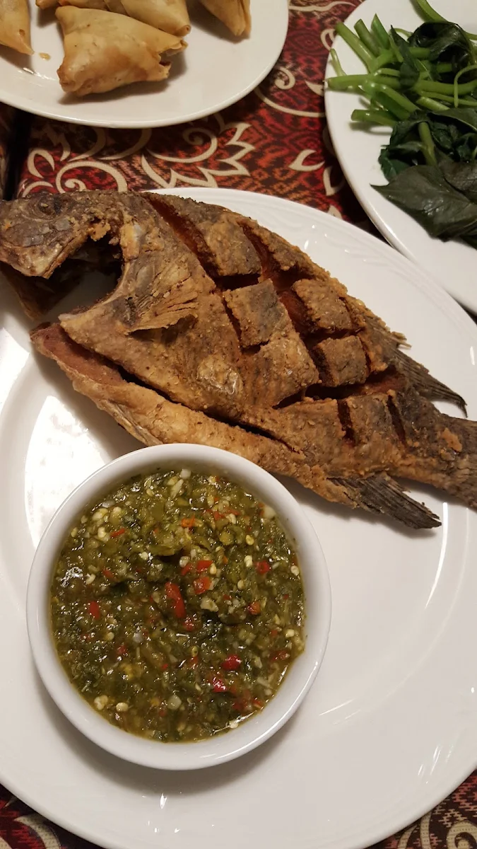 Fried Tilapia with Pine