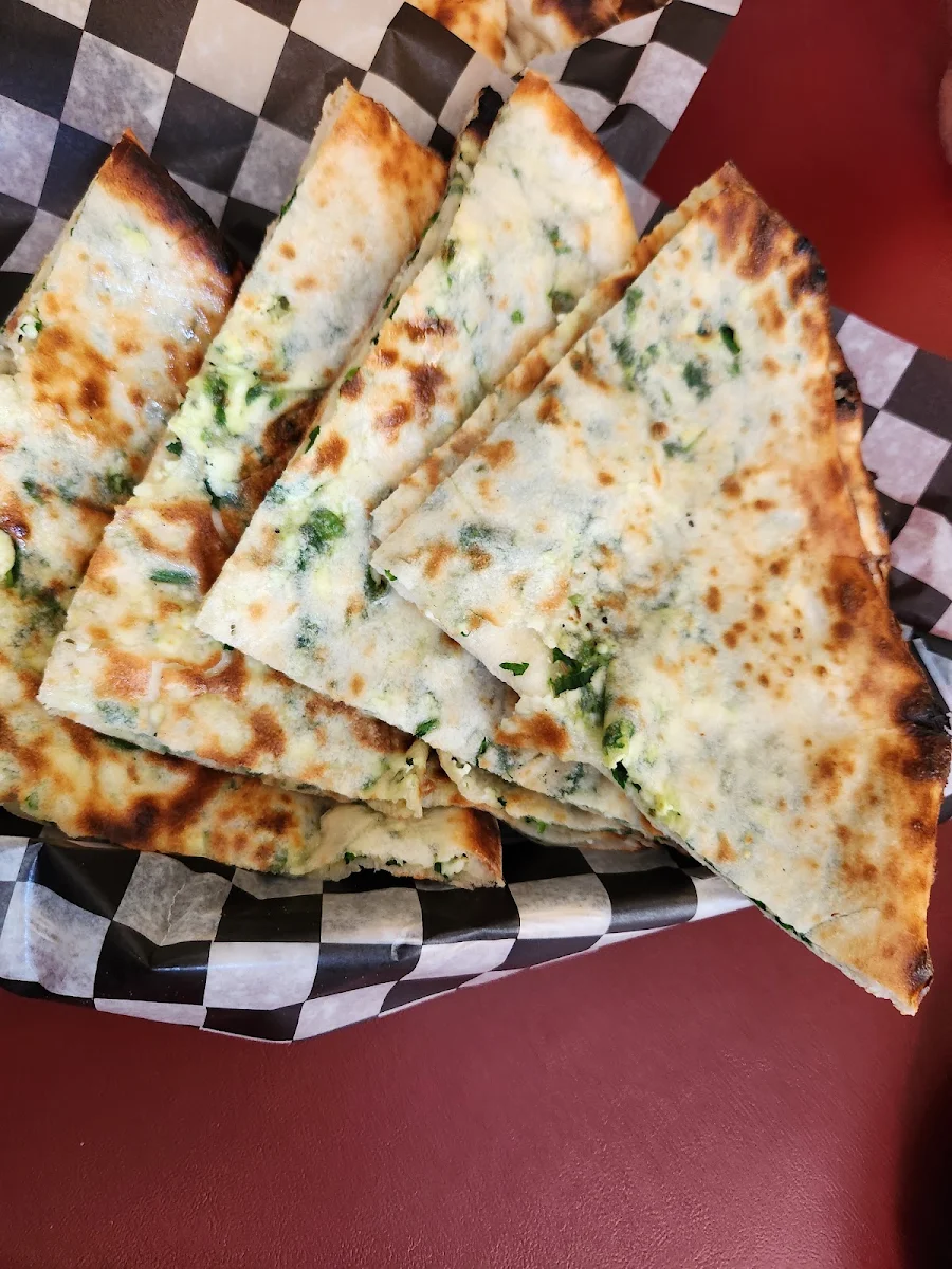 Spinach and Cheese Naan
