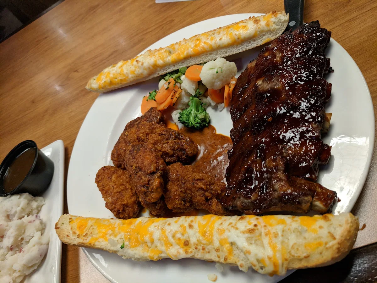 Rib and Wings Combo