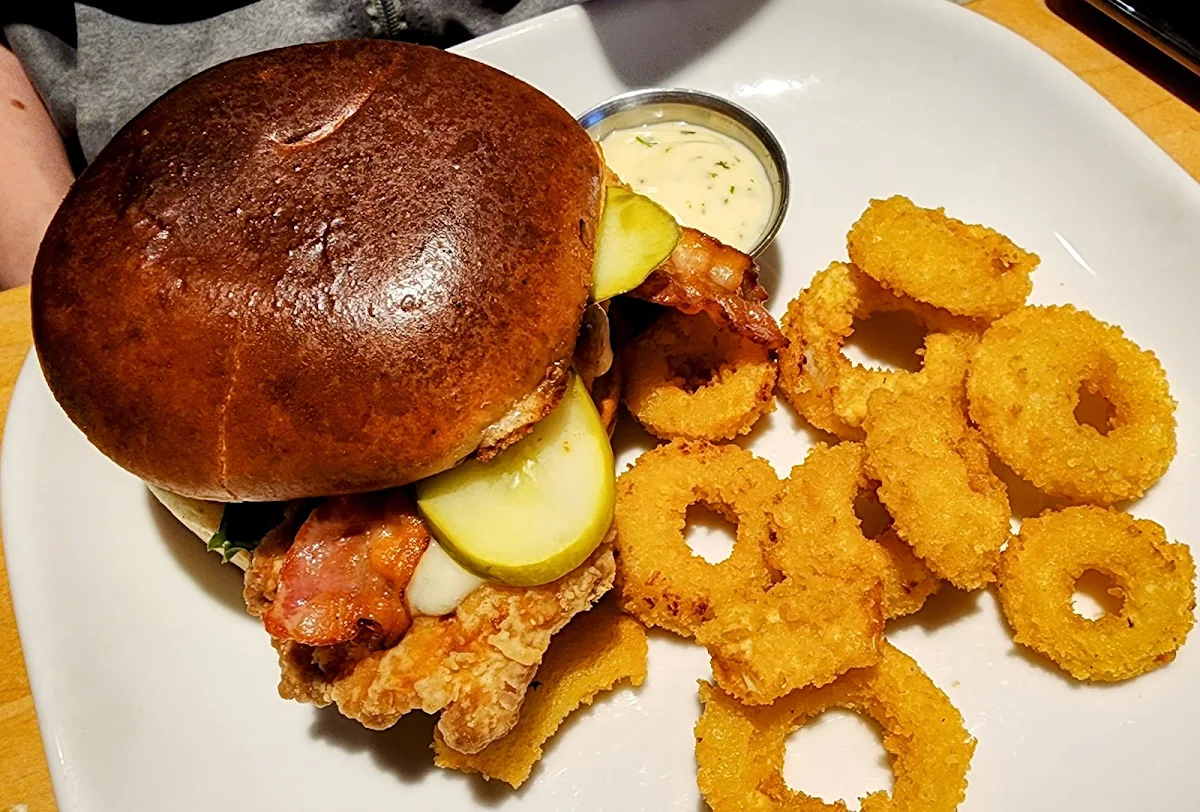 Dill Pickle Fried Chicken Sandwich