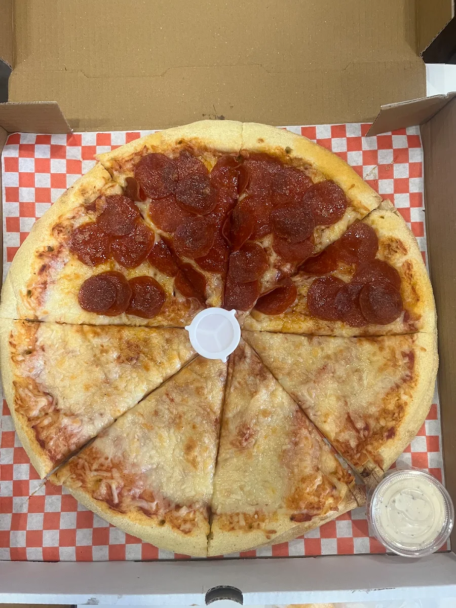 Pepperoni and Cheese Pizza