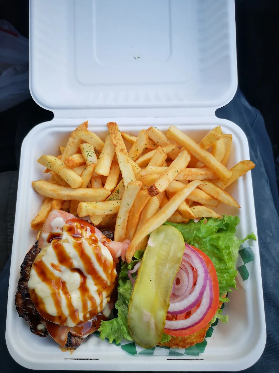 Burger and Fries