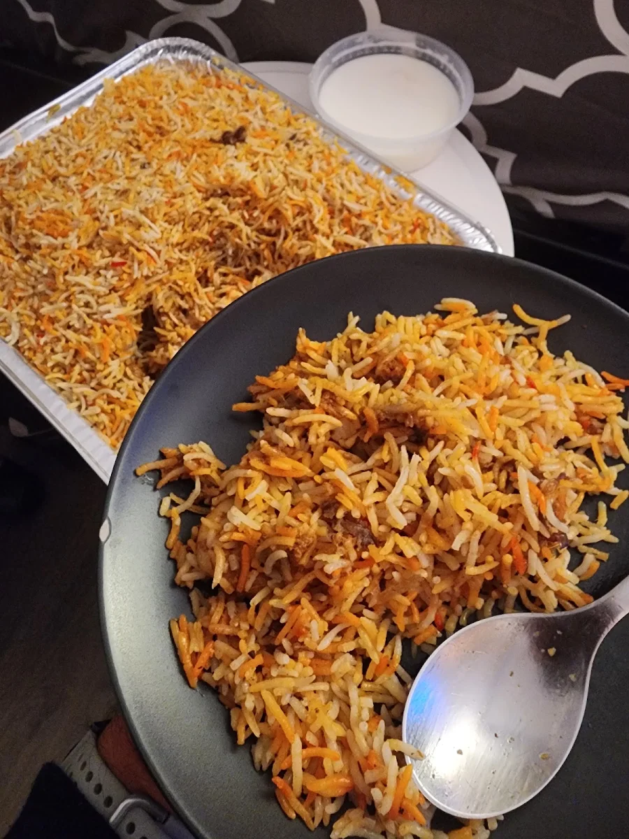 Bucket Shrimp Biryani