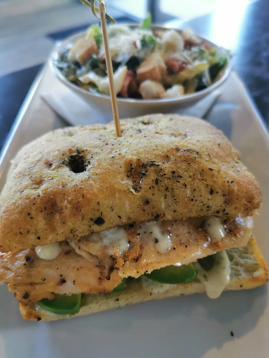 Club Sandwich and Salad