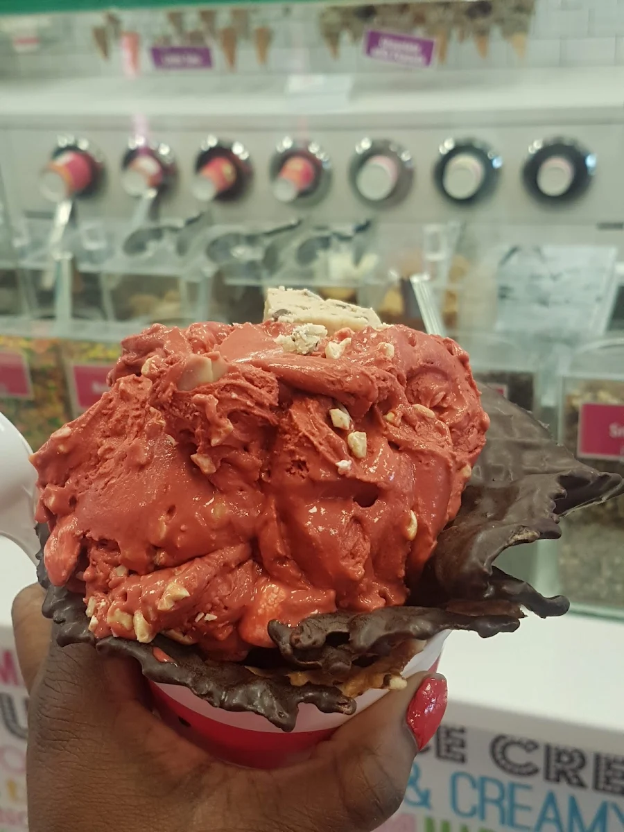 Red Velvet Ice Cream Cone