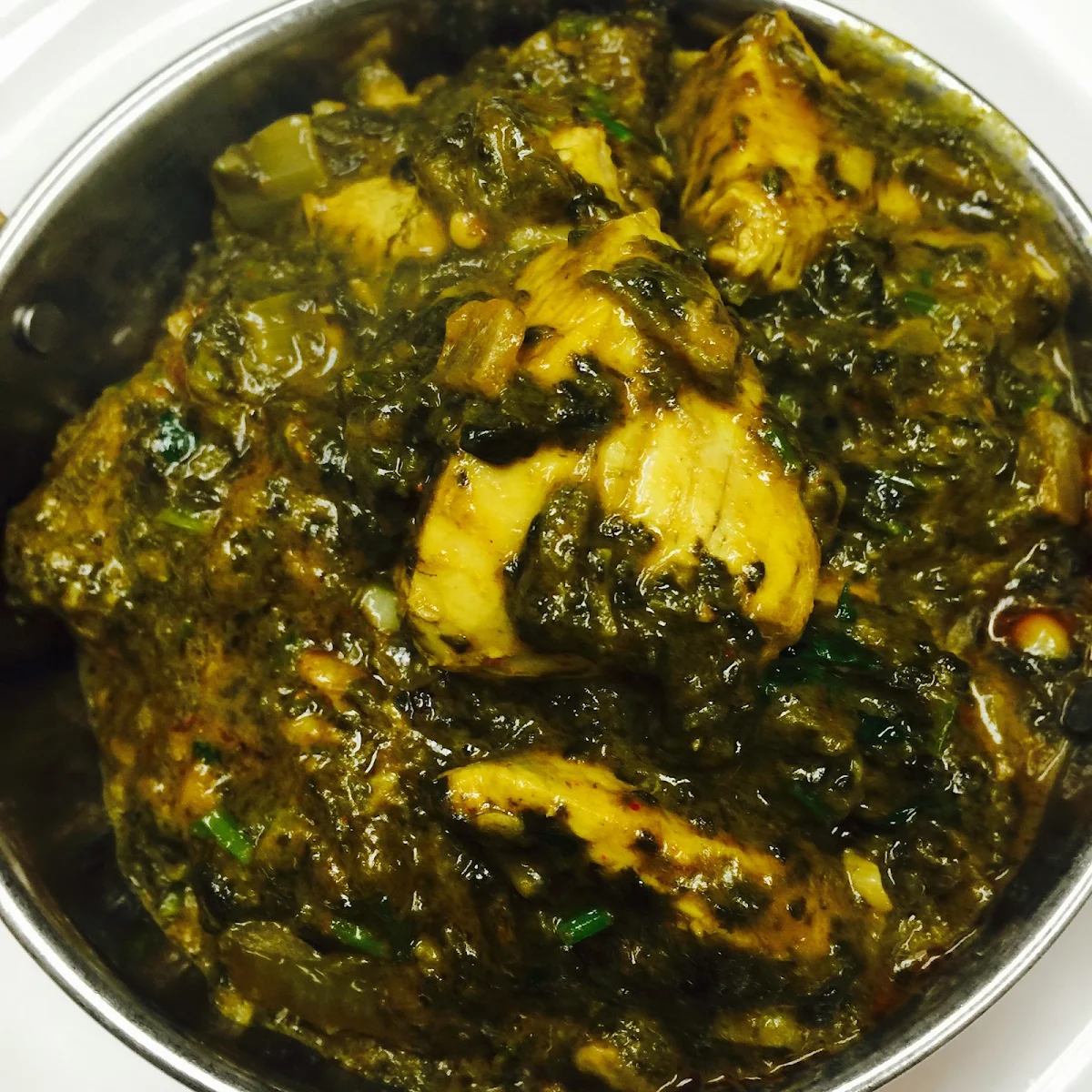 Saag Chicken, Spicy Bite