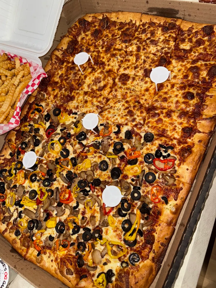 Black Olives Mushrooms Banana Peppers