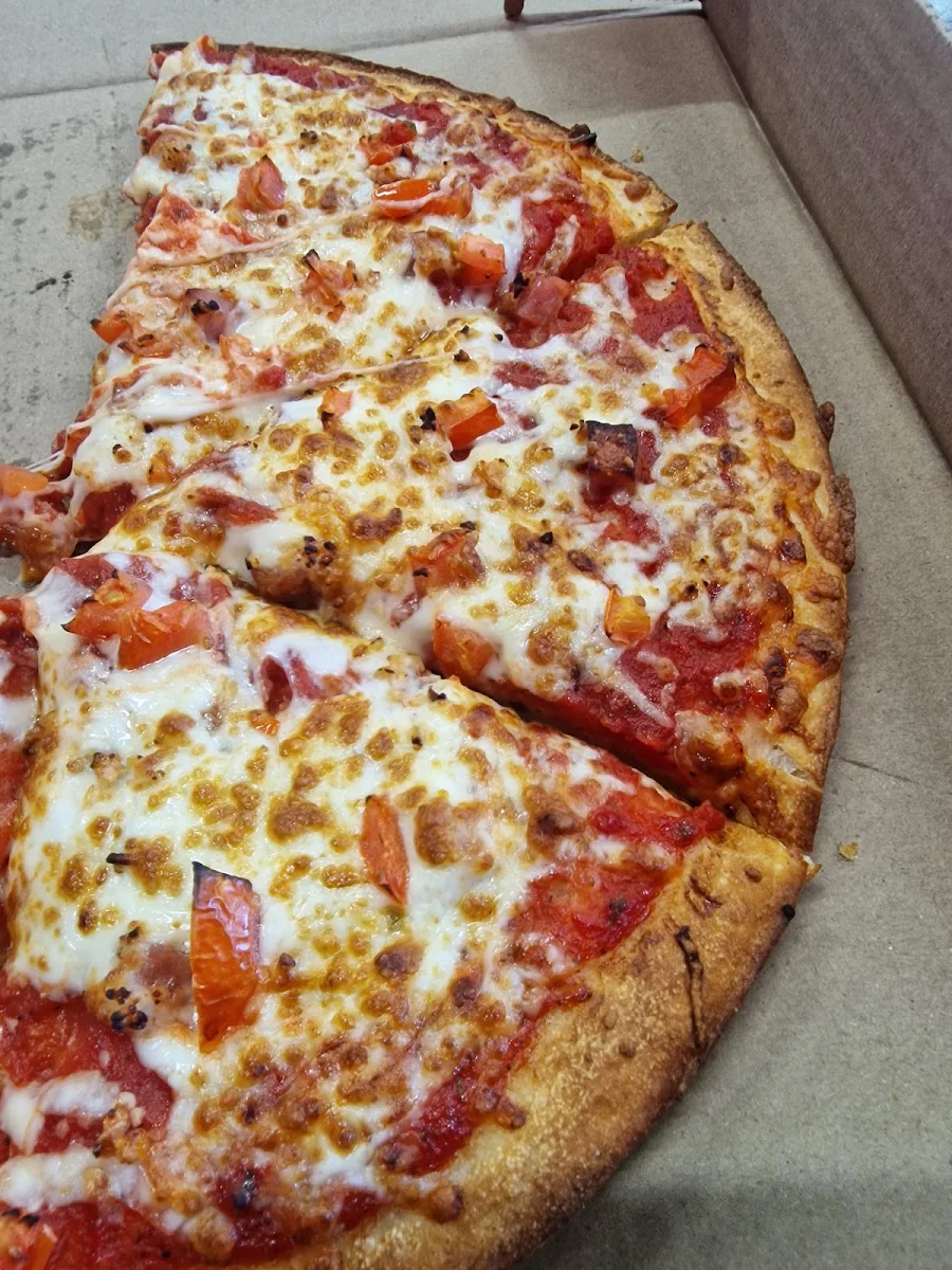 Pizza Margherita with Ham